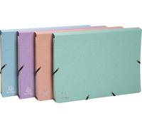 Exacompta 4x Pochette trieur carte 12 compartiments 34x24,5cm assort 58560E