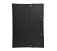 Chemise à élastique 3 rabats Exacompta A3 - noir