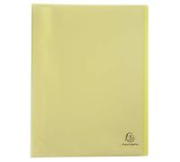 Exacompta 5 Protège-Documents Chromaline Pastel A4 40 Pochettes Jaune