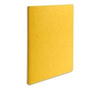 Exacompta Chemise à dos rainé 11506H – Carte lustrée 400 g/m² 24 x 32 cm – Lot de 50 Jaune