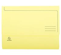 Exacompta – Chemises poche SUPER 210 – 24,5 x 32,5 cm – Paquet de 50 – Canari