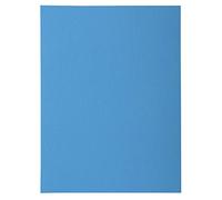 Exacompta Paquet de 50 chemises ROCK'S 210 - 1 rabat 24 x 32 cm Bleu