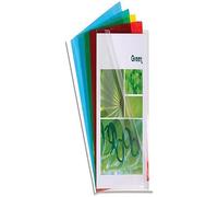 Exacompta Pochettes Coins A4 PVC lisse 13/100ème 50 pochettes 5 couleurs