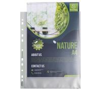 Exacompta Sachet 50 pochettes perforées A4 Maxi PP recyclé 9/100e Translucide