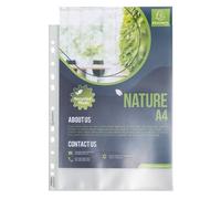 Sachet de 50 pochettes perforées PP recy orever 9/100e - A4 - Translucide