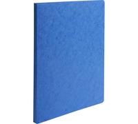 Exacompta 50x Chemise a dos rainé Carte lustrée 400gm2 24x32cm Bleu 11505H