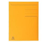 Exacompta 50x Chemise imprimée 3 rabats Forever® 280gm2 Orange 448009E