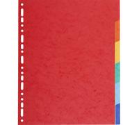 Exacompta 50x Intercalaires carte 220g 6 positions A4 maxi assort. 2106E