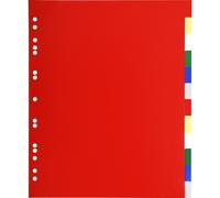 Exacompta 50x Intercalaires PP souple 12 positions A4 maxi assort. 93H