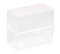 Exacompta 51631D Classic Bac à fiches 6,50 x 12 x 10 cm Cristal