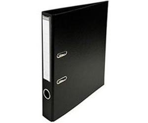 Exacompta 53541E Lot de 10 Classeurs à levier en PVC Dos de 50 mm Noir G