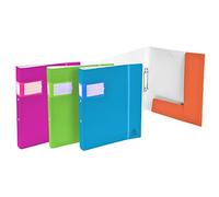 Exacompta 54561E Classeur en polypropylène (PP) Multicolore A4 - Classeurs (Classeur conventionnel, Polypropylène (PP), Multicolore, A4, 320 mm, 268 mm), Couleurs Assorties
