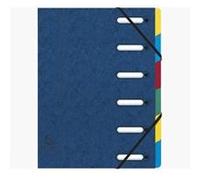 Exacompta 55062E intercalaire de classement Porte-documents Carton Bleu Bleu G