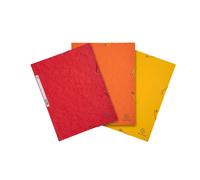 Exacompta 55575E 17x Lot de 3 chemises A4 à élastique et 3 rabats, Colorspan 400 g/m² - Soleil