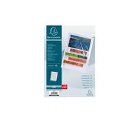 Pochettes perforées Exacompta Premium A4+ polypropylène lisse 24/100e - Boite de 10