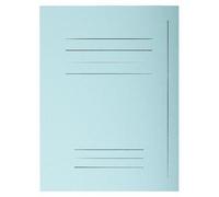 Exacompta 5x 50 chemises 100% recy vec impression 24x32cm Bleu clair 435006E