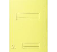 Exacompta 5x 50 chemises imprimées 2 rabats SUPER 210 24x32cm Canari 335005E