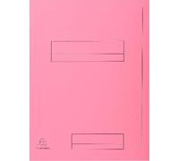 Exacompta 5x 50 chemises imprimées 2 rabats SUPER 210 24x32cm Rose 335003E