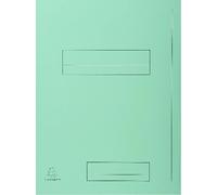 Exacompta 5x 50 chemises imprimées 2 rabats SUPER 210 24x32cm Vert clair 335004E