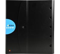 Exacompta 5x Classeur de présentation en PP 4 anneaux 30mm A4 Noir 56034E
