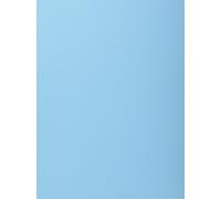 Exacompta 5x Paquet 100 chemises 1 rabat SUPER 160 24x32cm Bleu clair 348006E