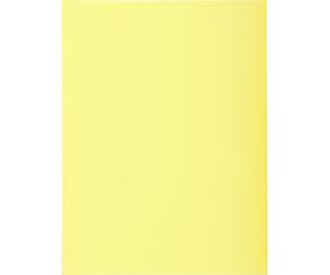 Exacompta 5x Paquet 100 chemises SUPER 210 24x32cm Canari 330005E
