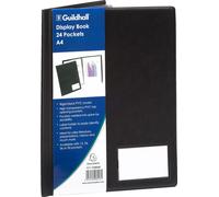 Exacompta 5x Protège-documents premium PVC Goldline® 48 vues A4 Noir CDB24Z