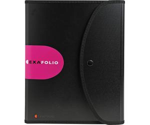Exacompta 5x Trieur avec porte-bloc et valisette 6 compartiments Noir 55834E