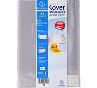 Exacompta 60x Protège-cahier translucide Kover® 21x29,7cm Incolore 32420E