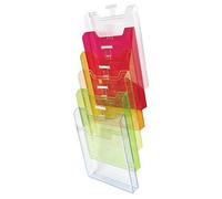 Exacompta 64799d Trieur Mural Avec 6 Compartiments A4 Vertical Couleurs Assorties