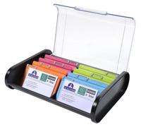 Exacompta 68198D Classeur à cartes de visite Topline noir