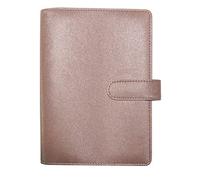 Exacompta 74727E - Organiseur Exatime 17 light Oriane - 14 x 19 cm - Semainier 16 mois - Septembre 2025 à décembre 2026 - Coloris or rose