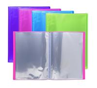 Exacompta 8x Protège-documents en PP semi rigide PP 120 vues A4 assort. 85280E