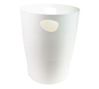 Exacompta 8x Corbeille à papier Ecobin Autentik Blanc 45313D
