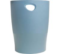 Exacompta 8x Corbeille à papier Ecobin Autentik Bleu gris 45370D