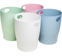 Exacompta 8x Corbeille à papier Ecobin Autentik Couleurs assorties 453303D