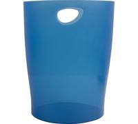 Exacompta 8x Corbeille à papier Ecobin Bleu royal 45360D