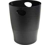 Exacompta 8x Corbeille-à-papier Ecobin Ecoblack Noir 453014D