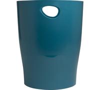 Exacompta 8x Corbeille à papier Ecobin Neo Deco Bleu canard 45328D