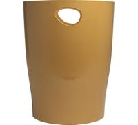 Exacompta 8x Corbeille à papier Ecobin Neo Deco Or cuivré 45329D