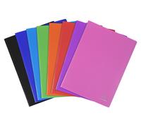 Exacompta 8x Protège-documents en PP 5/10e pochettes 200 vues A4 assort. 88100E