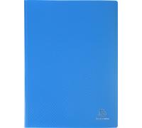 Exacompta 8x Protège-documents en PP pochettes 160 vues A4 Bleu clair 8882E