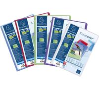 Exacompta 8x Protège-documents en PP semi rigide 100 vues A4 assort. 5759E