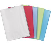 Exacompta 8x Protège-documents en PP semi rigide 180 vues A4 assort. 85969E