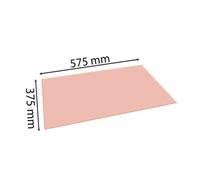 Exacompta 8x Sous-mains en carton rigide Aquarel 57,5x37,5cm assort. 60196D