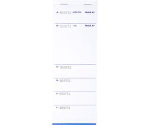 Exacompta 96207E 50x - Bloc-notes Exac Restaurant
