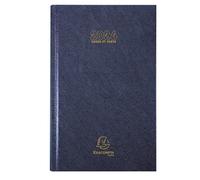 Exacompta 38172E - Agenda journalier de bureau Euro et cents - 13,5 x 21 cm - Janvier à décembre 2026 - Coloris aléatoire