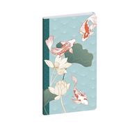 Exacompta - Agenda EasyTime 17 Sapporo 9x17,5cm - Janv à déc 2027 Carpes | 7 Jours sans horaire sur 2 pages, Espace de note, Double page mensuelle, Papier blanc Clairefontaine, Fabriqué en France