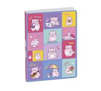 Exacompta - Agenda journalier Pembe 12x17cm - Août 2026 à juil 2027 Bleu