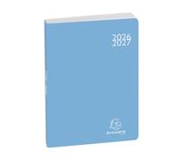 Exacompta - Agenda journalier Soft Harmony 15x21cm - Août 2026 à juil 2027 | 1 Jour/page, Couleur aléatoire, Journal de bord, Papier blanc Clairefontaine, Fabriqué en France